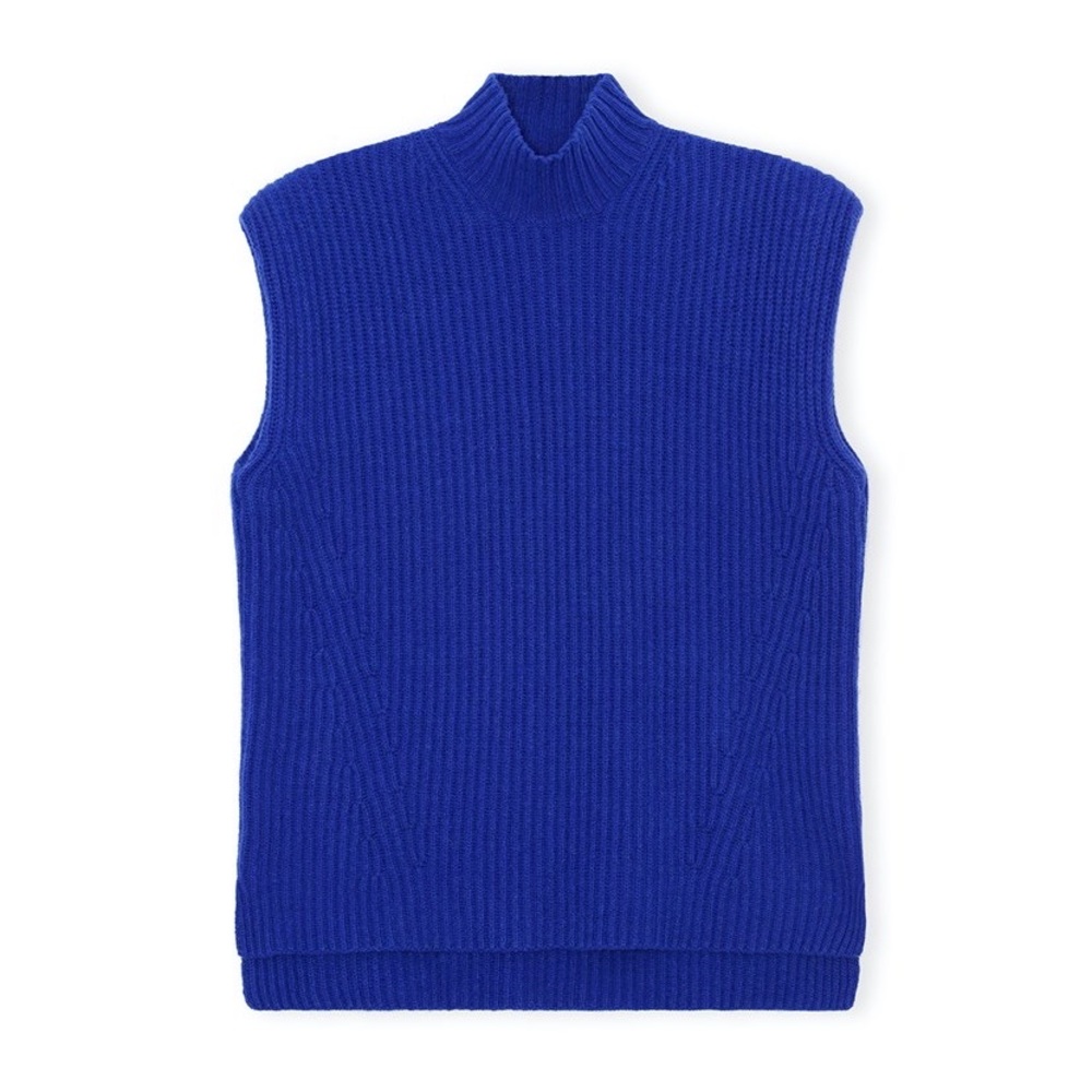 GANNI Rib Knit Vest